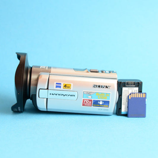 Sony Handycam DCR-SX65 Camcorder | Tested & Working | Silver