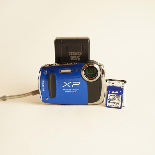 Fujifilm FinePix XP50 Digital Camera | 14MP | Tested & Working | Blue