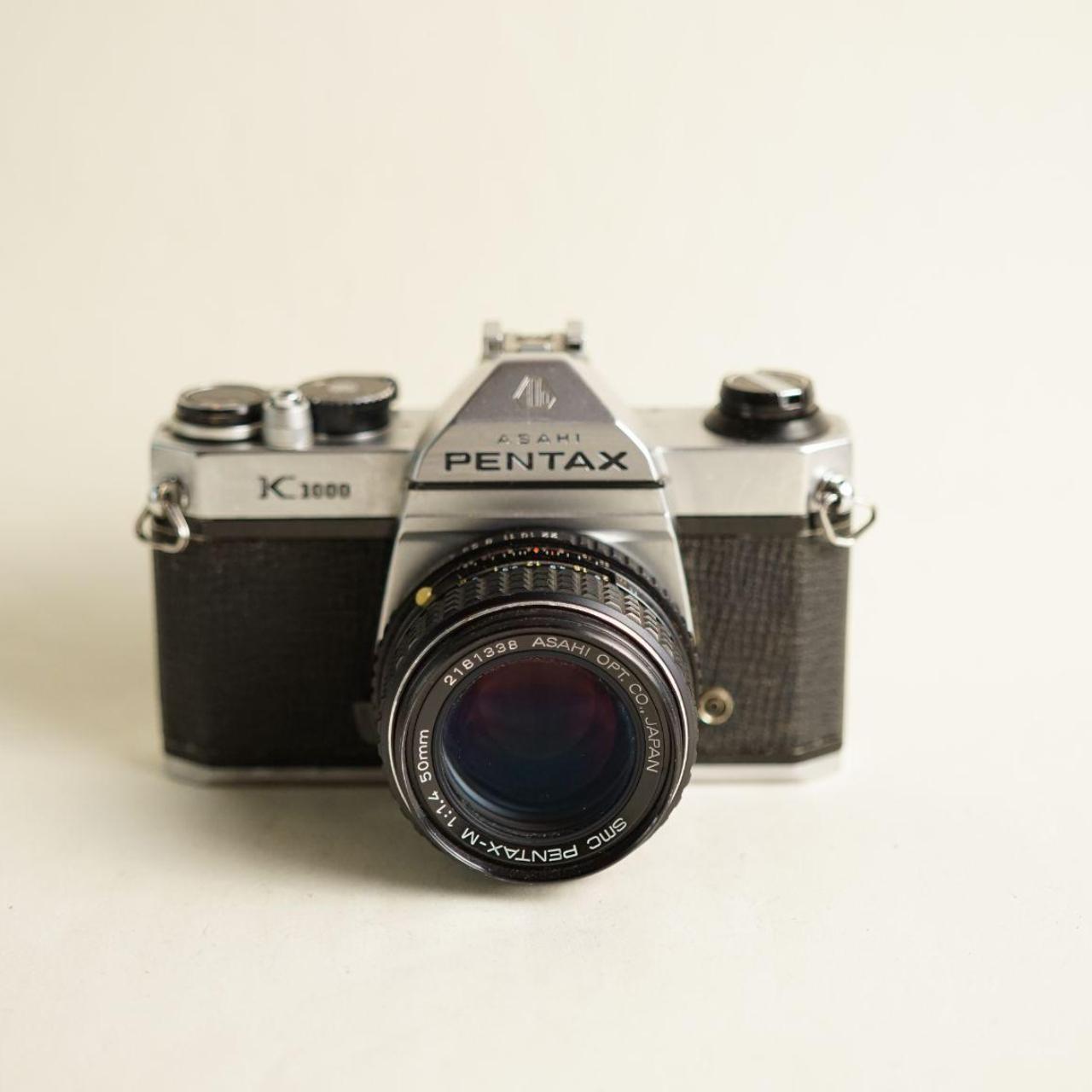 Asahi Pentax K1000 | FULLY CLA'd |  35mm SLR Film Camera | Tested & Working | Silver & Black