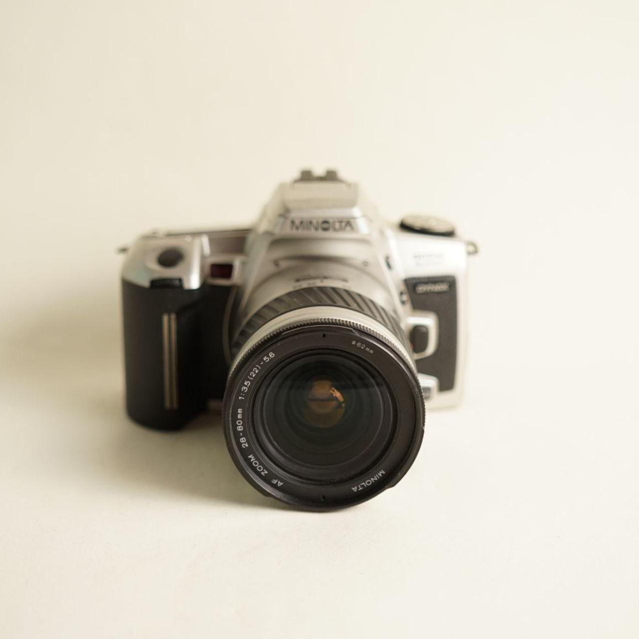 Minolta 505si Super 35mm SLR Film Camera with 28–80mm Lens | Tested & Working | Silver & Black