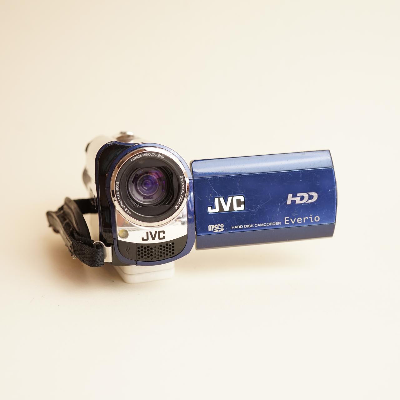 JVC Everio GZ-MG330AU Digital Camcorder | Tested & Working | Blue