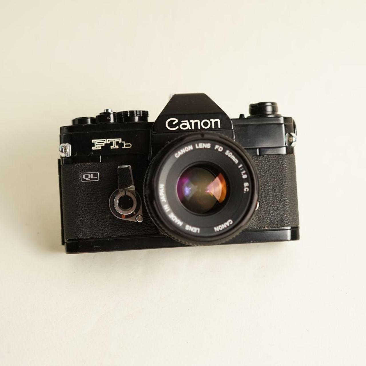 Canon FTb | FULLY CLA'd 35mm SLR Film Camera | Tested & Working | Black & Silver