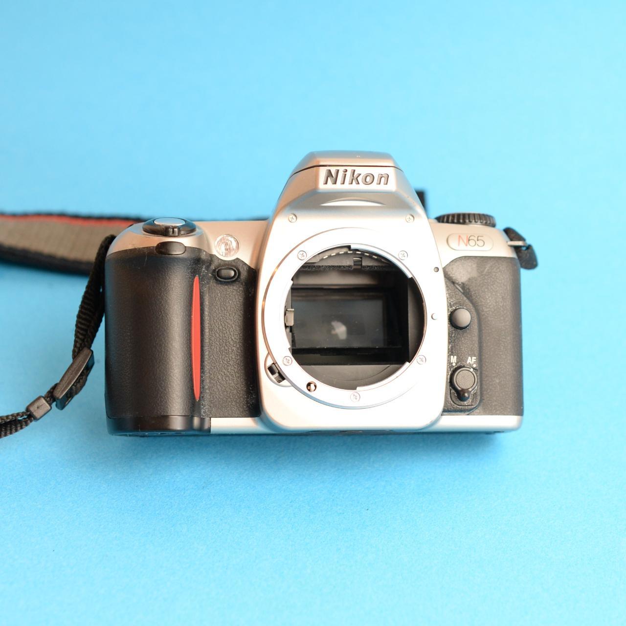 Nikon N65 Film Camera Body Only | 35mm SLR | Tested & Working | Silver & Black