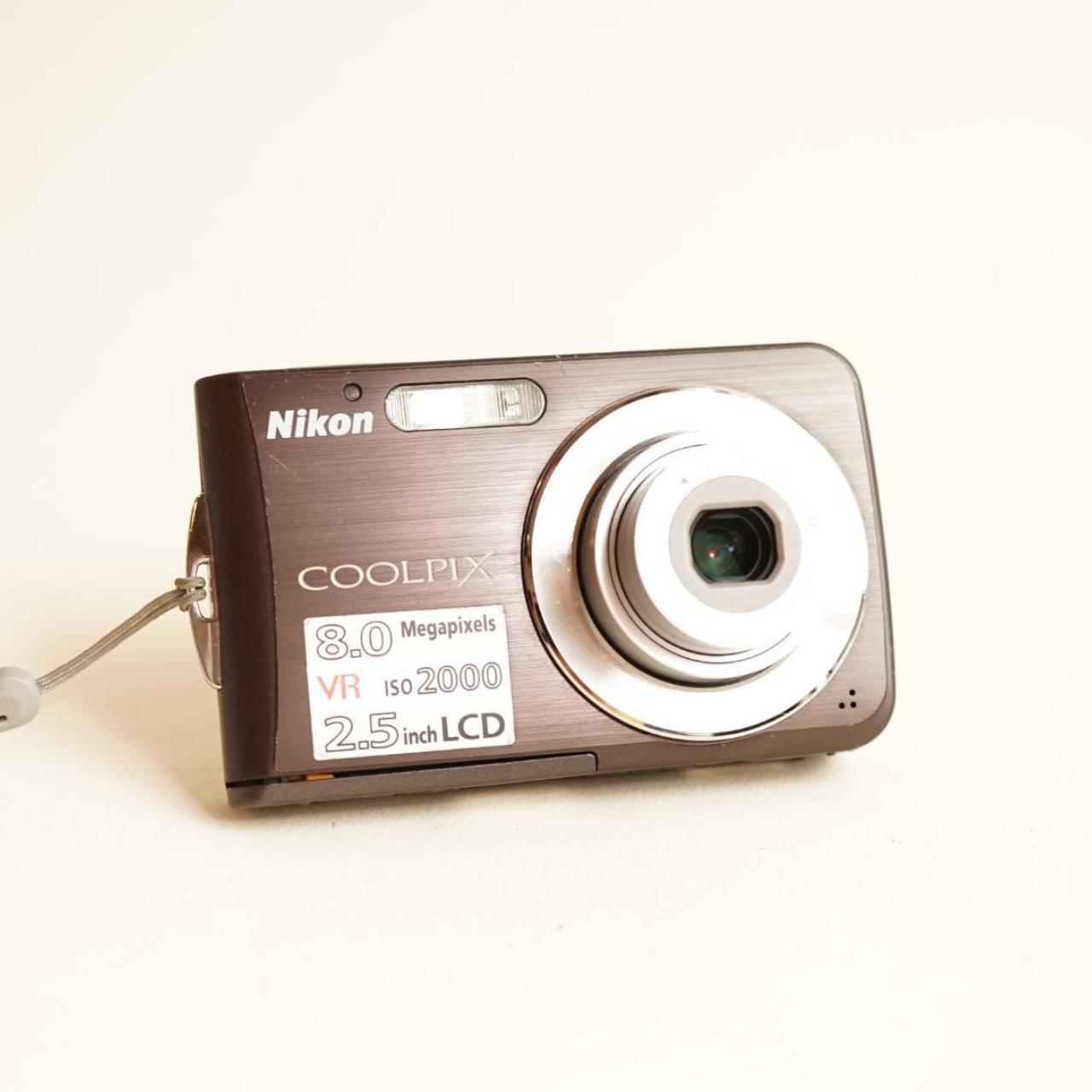 Nikon Coolpix S210 Digital Camera | 8MP | Tested & Working | Brown