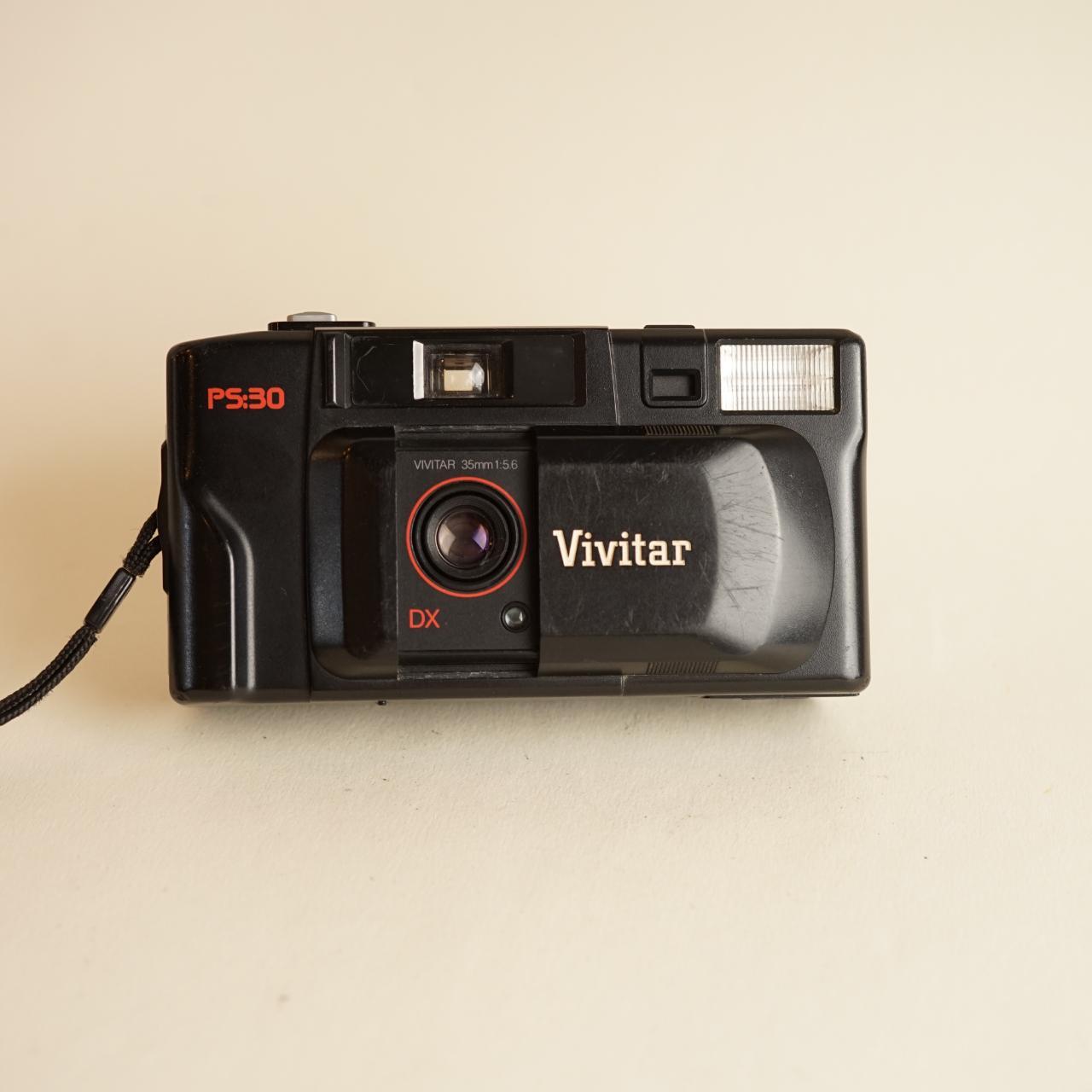 Vivitar PS:30 Film Camera | 35mm Point and Shoot | Tested & Working | Black