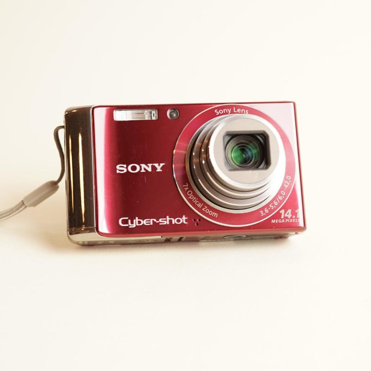 Sony Cyber-shot DSC-W370 Digital Camera | 14MP | Tested & Working | Red