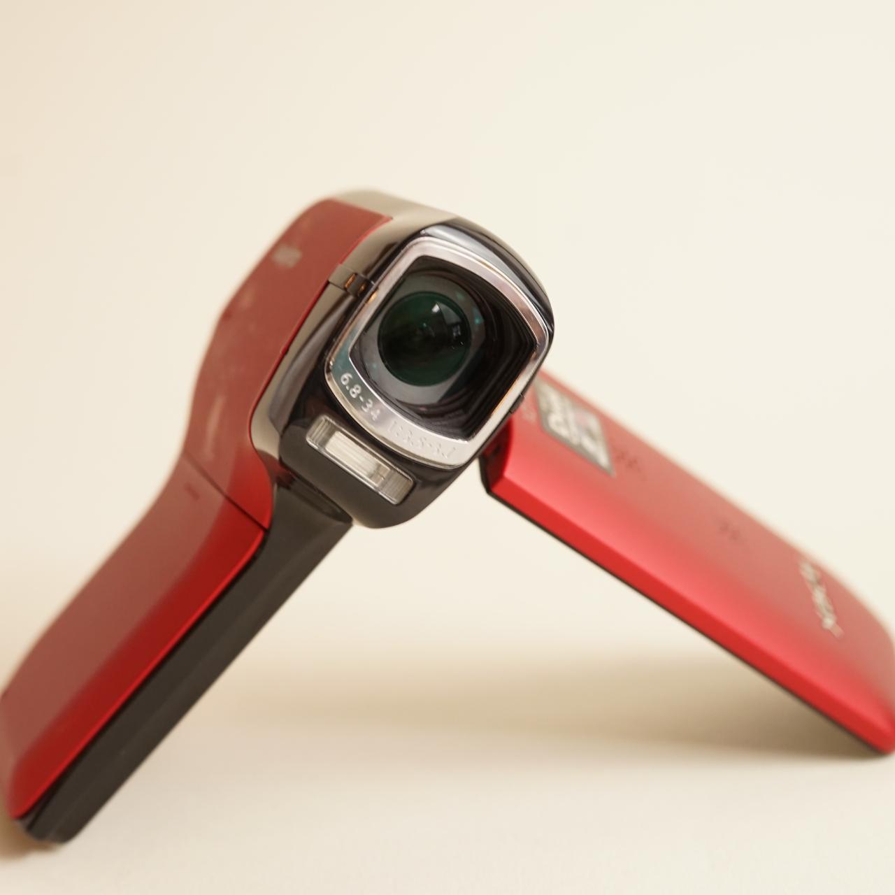 Sanyo Xacti VPC-CG10 Camcorder | Tested & Working | Red