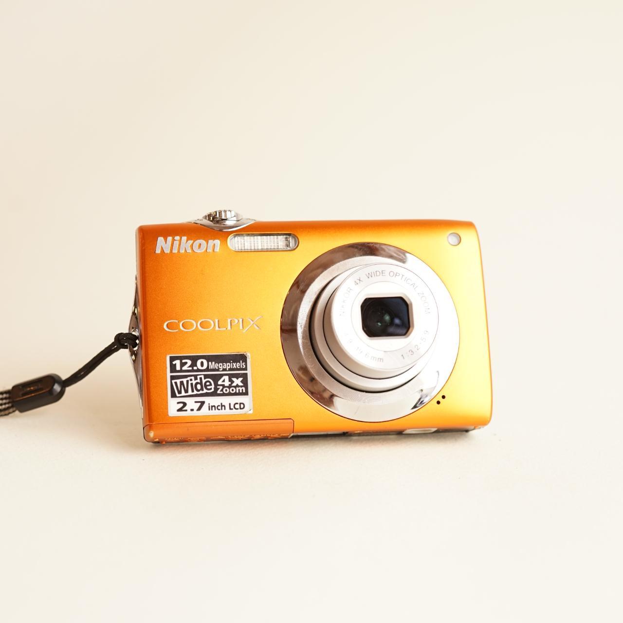 Nikon Coolpix S3000 Digital Camera | 12MP | Tested & Working | Orange