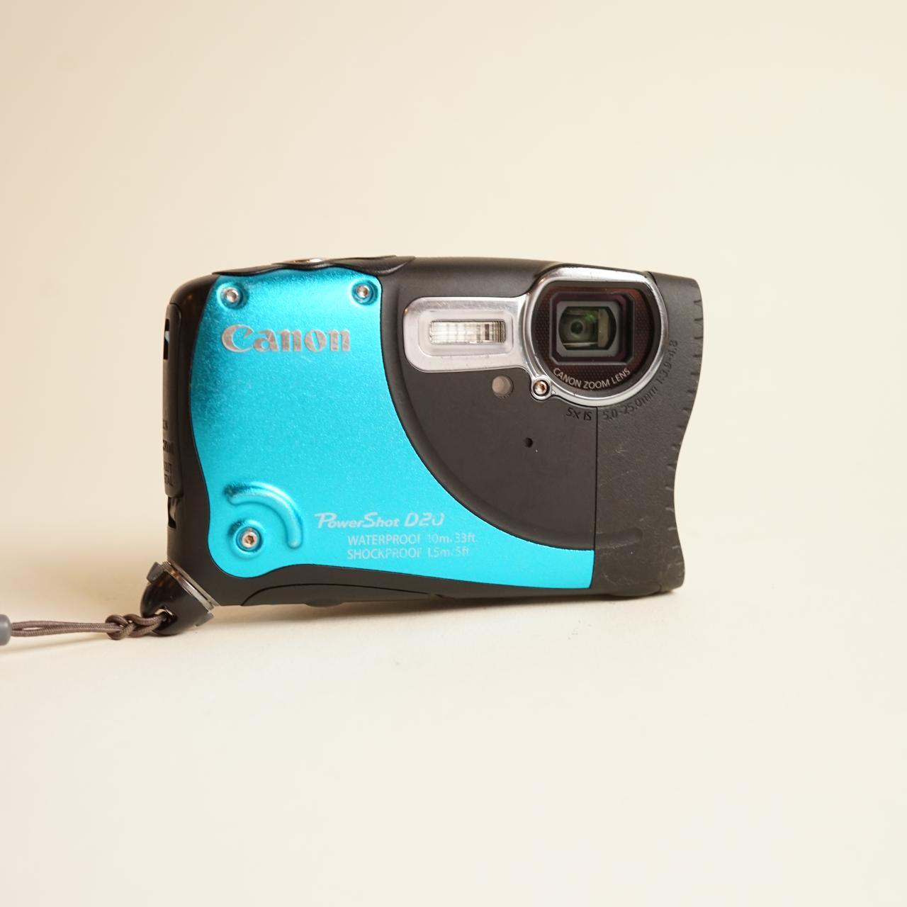 Canon PowerShot D20 Digital Camera | 12.1MP | Tested & Working | Blue