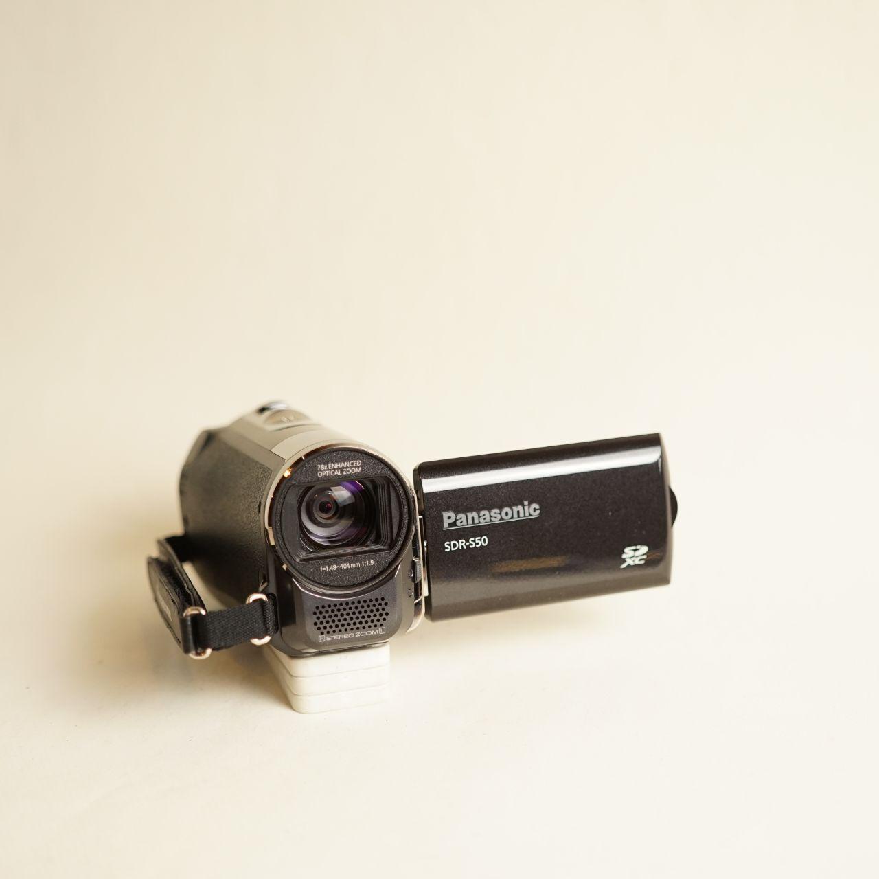 Panasonic SDR-S50 Camcorder | Tested & Working | Black