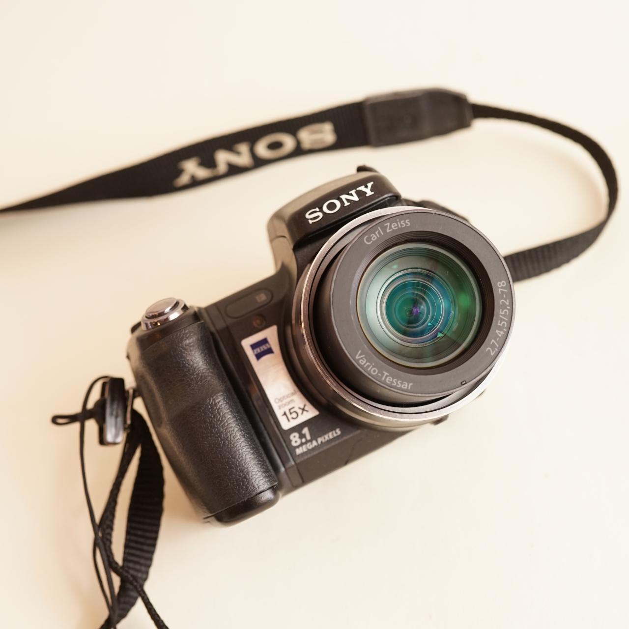 Sony Cyber-shot DSC-H7 Digital Camera | 8.1MP | Tested & Working | Black