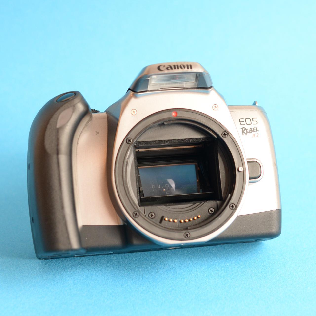 Canon EOS Rebel K2 Film Camera | 35mm SLR | Tested & Working | Silver