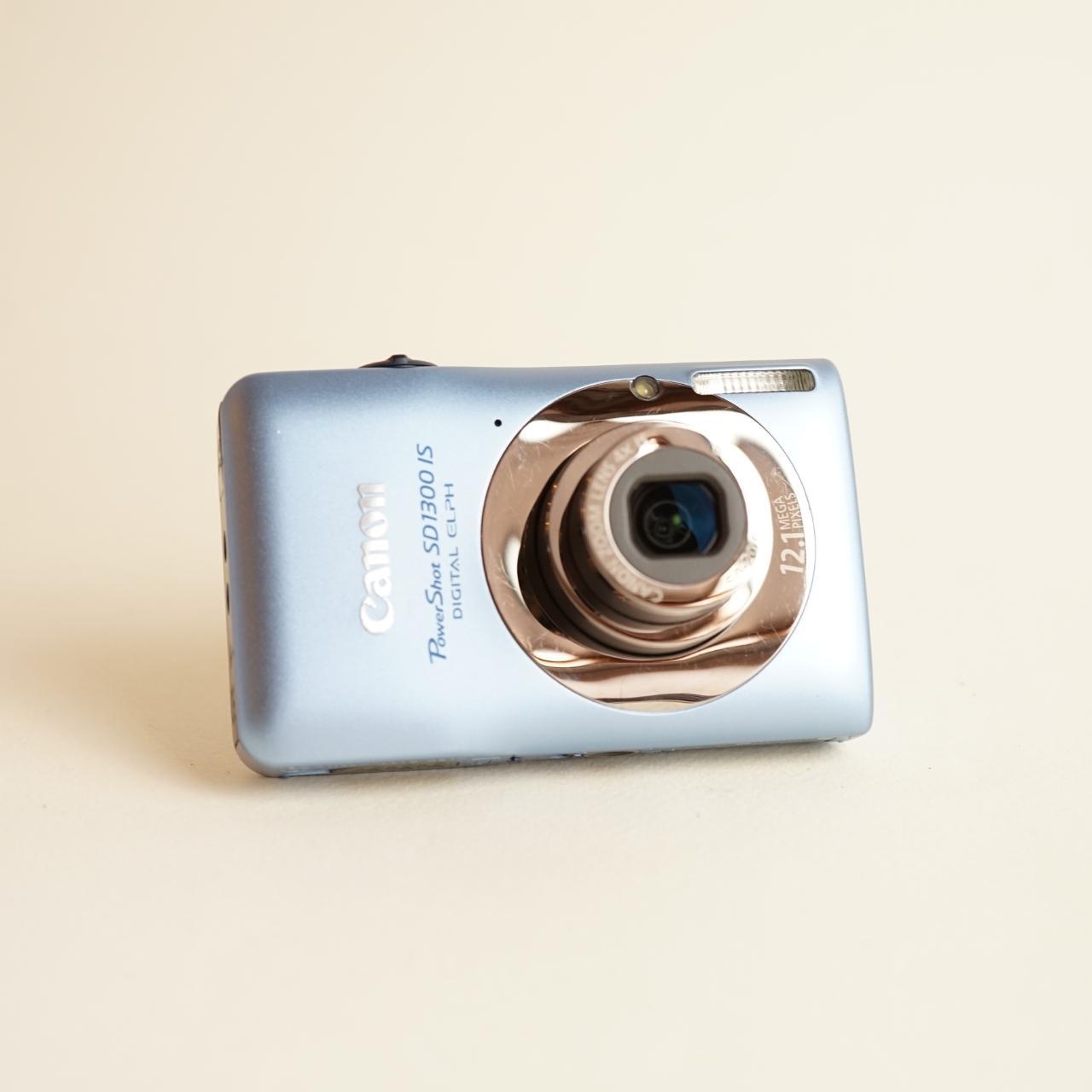 Canon PowerShot SD1300 IS Digital Camera | 12MP | Tested & Working | Blue