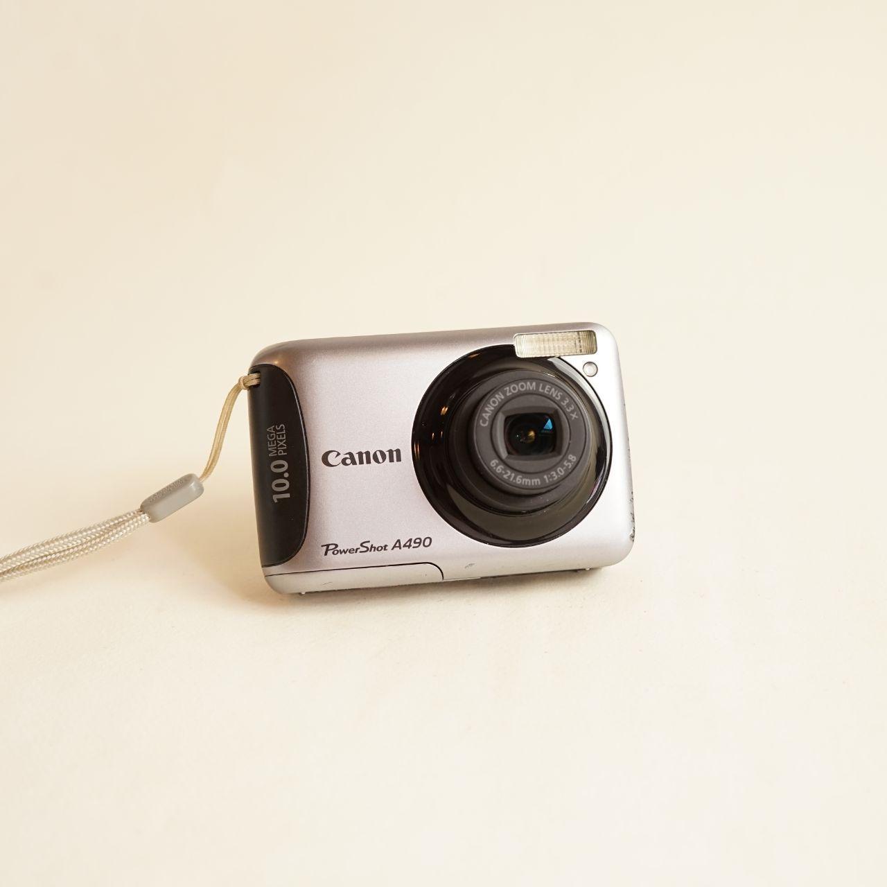Canon PowerShot A490 Digital Camera | 10.0MP | Tested & Working | Silver
