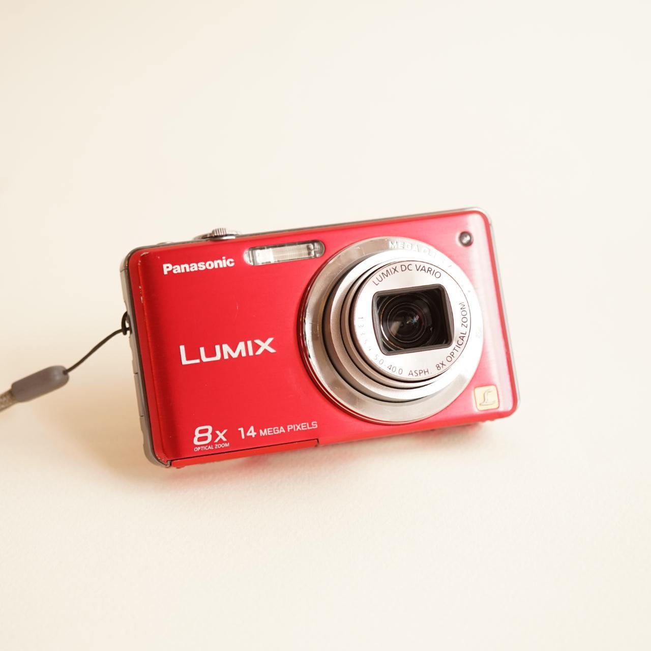 Panasonic Lumix DMC-FH20 Digital Camera | 14.1MP | Tested & Working | Red