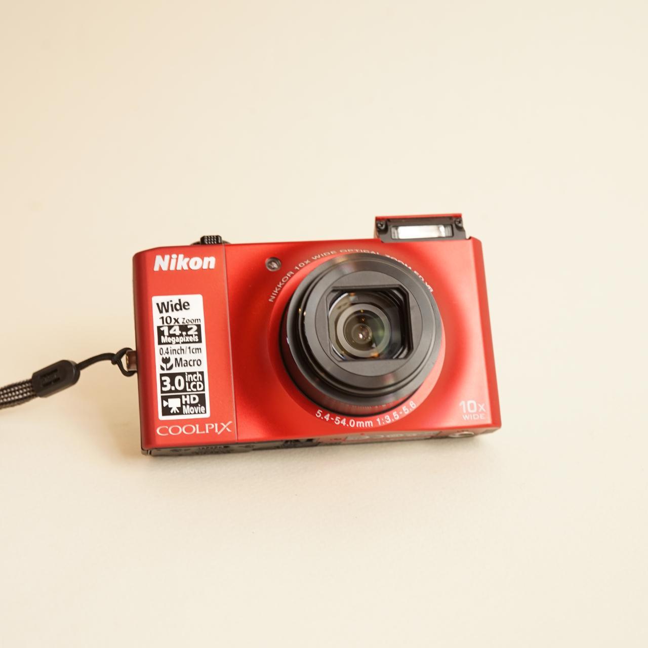 Nikon Coolpix S8000 Digital Camera | 14.2MP | Tested & Working | Red