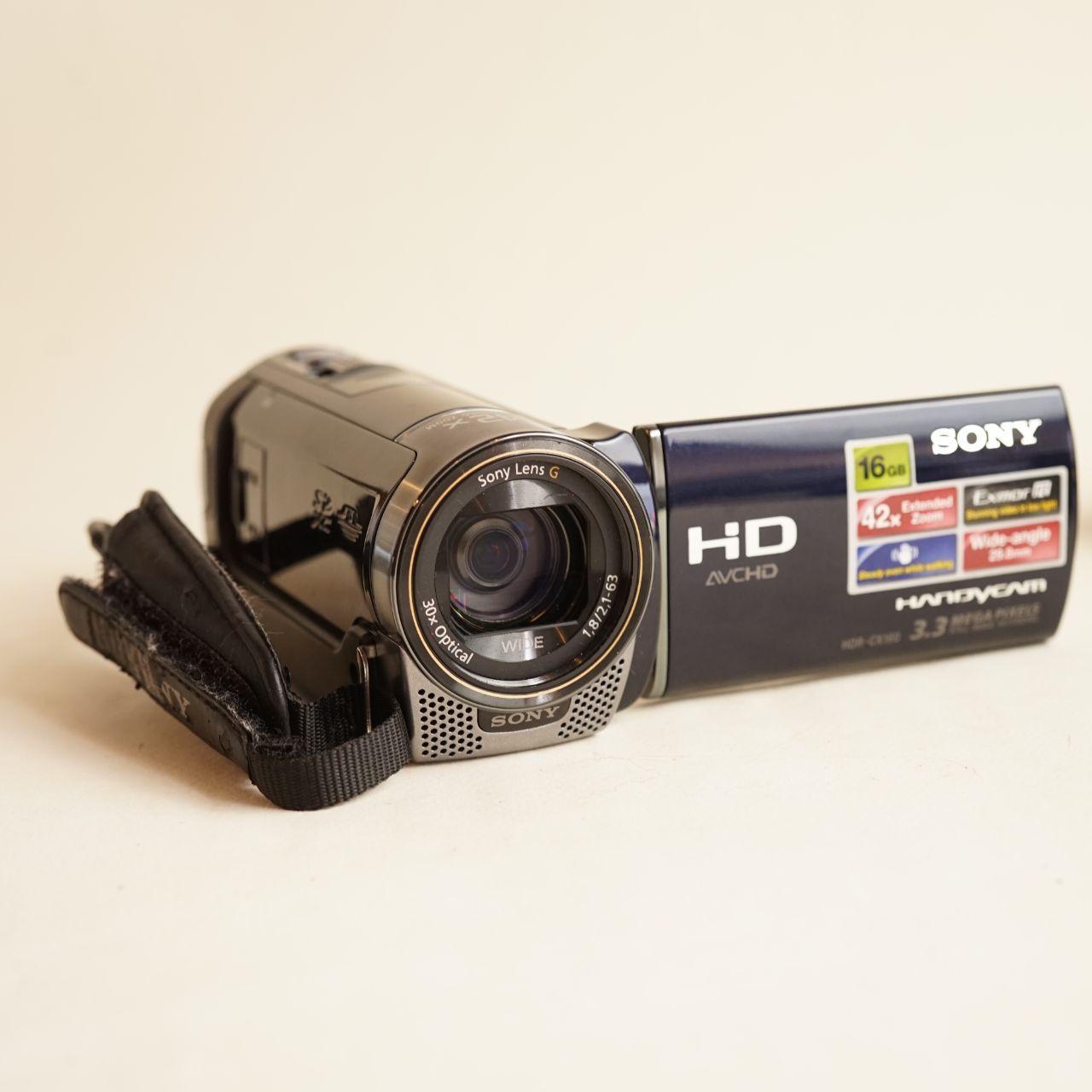Sony Handycam HDR-CX160 Camcorder | Tested & Working | Dark Blue