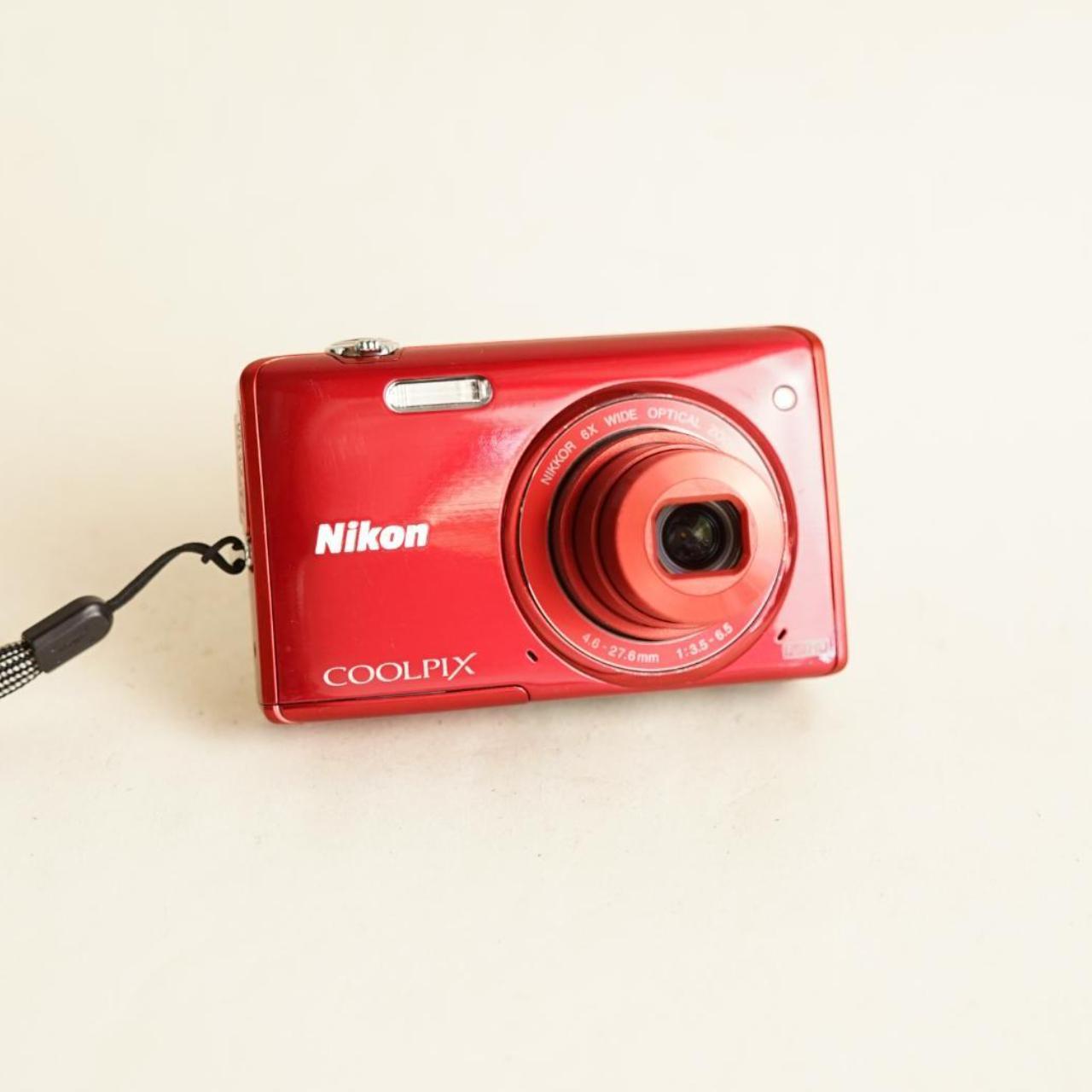 Nikon Coolpix S5200 Digital Camera | 16MP | Tested & Working | Red