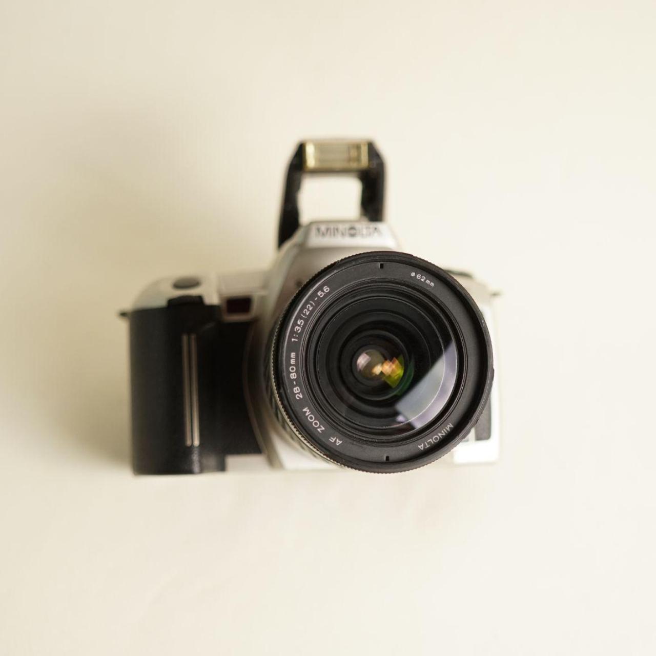 Minolta 505si Super 35mm SLR Film Camera with 28–80mm Lens | Tested & Working | Silver & Black