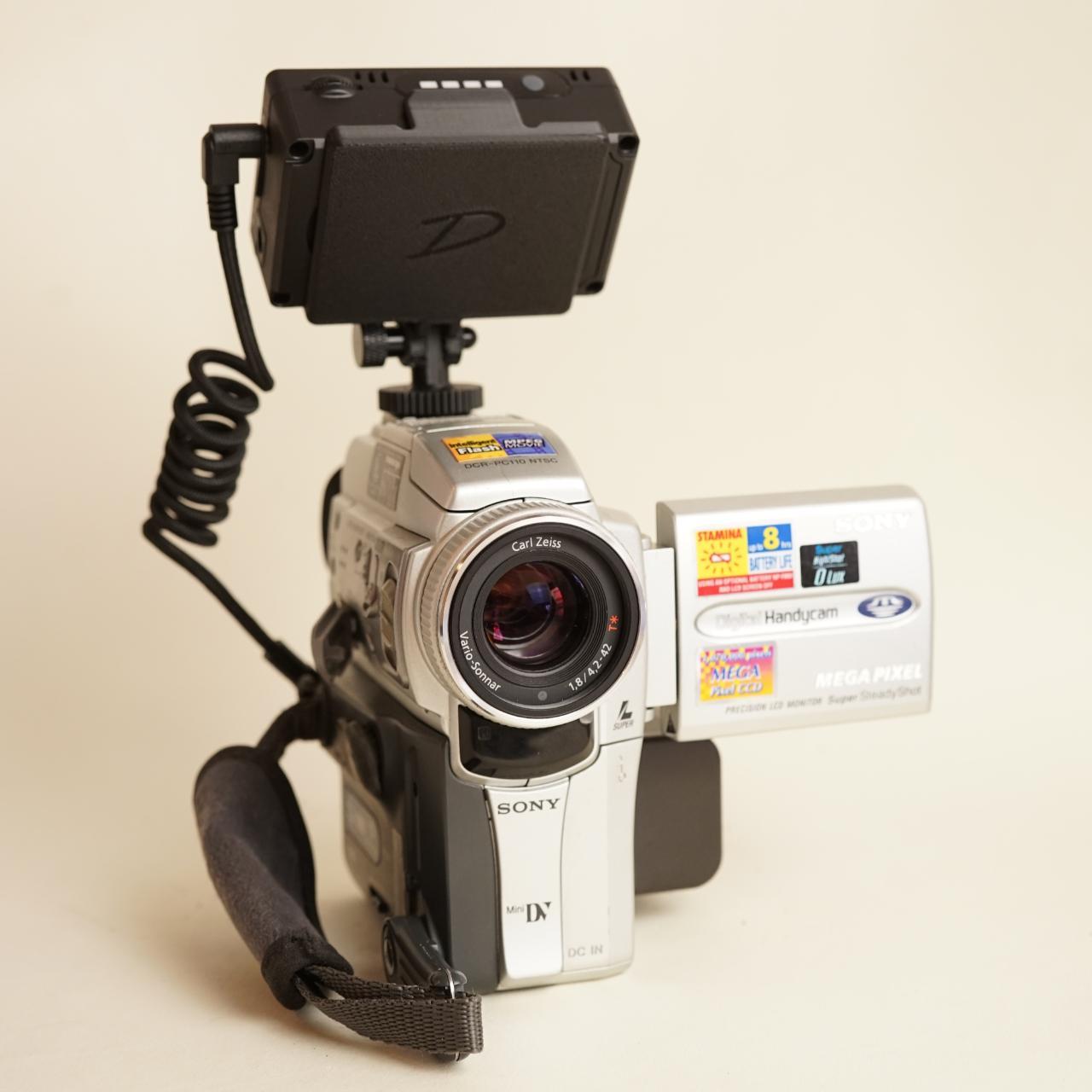 Sony Handycam DCR-PC110 MiniDV Camcorder with Tapeless Setup | Camcorder | Tested & Working | Silver
