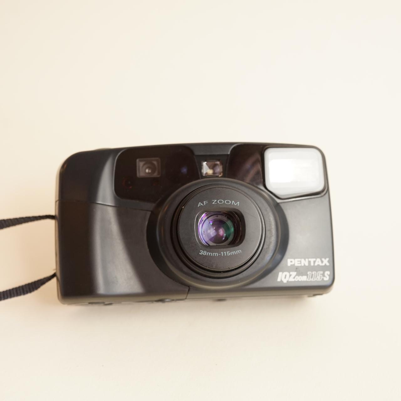 Pentax IQZoom 115-S Film Camera | 35mm | Read Description | Black