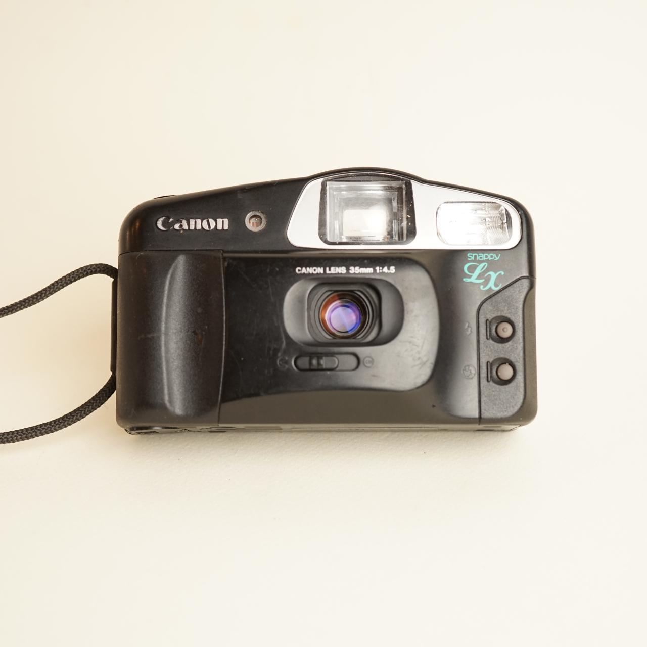 Canon Snappy LX | 35mm Point & Shoot Film Camera | Tested & Working | Black