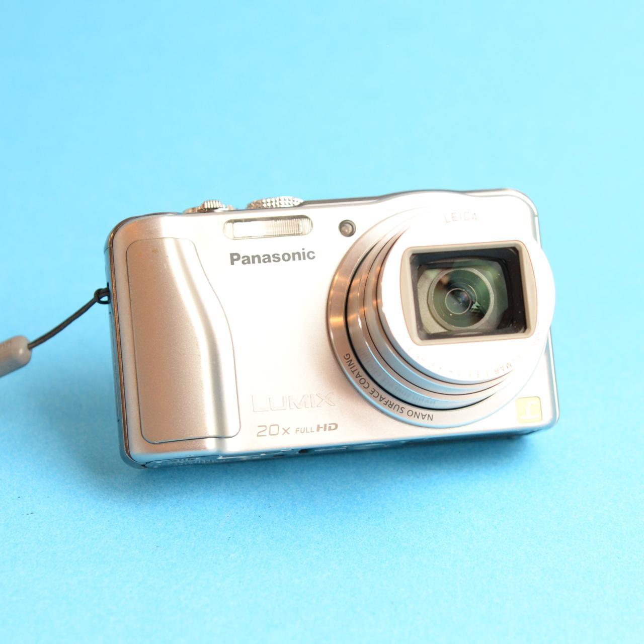Panasonic Lumix DMC-ZS20 Digital Camera | 14.1MP | Tested & Working | Silver