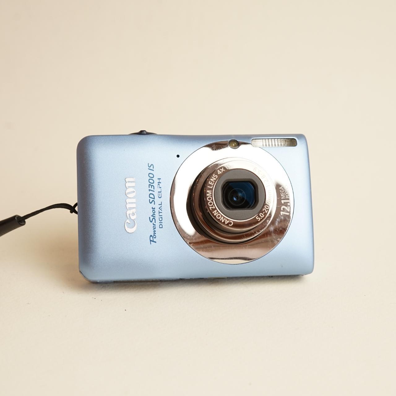 Canon PowerShot SD1300 IS | 12.1MP | Tested & Working | Blue