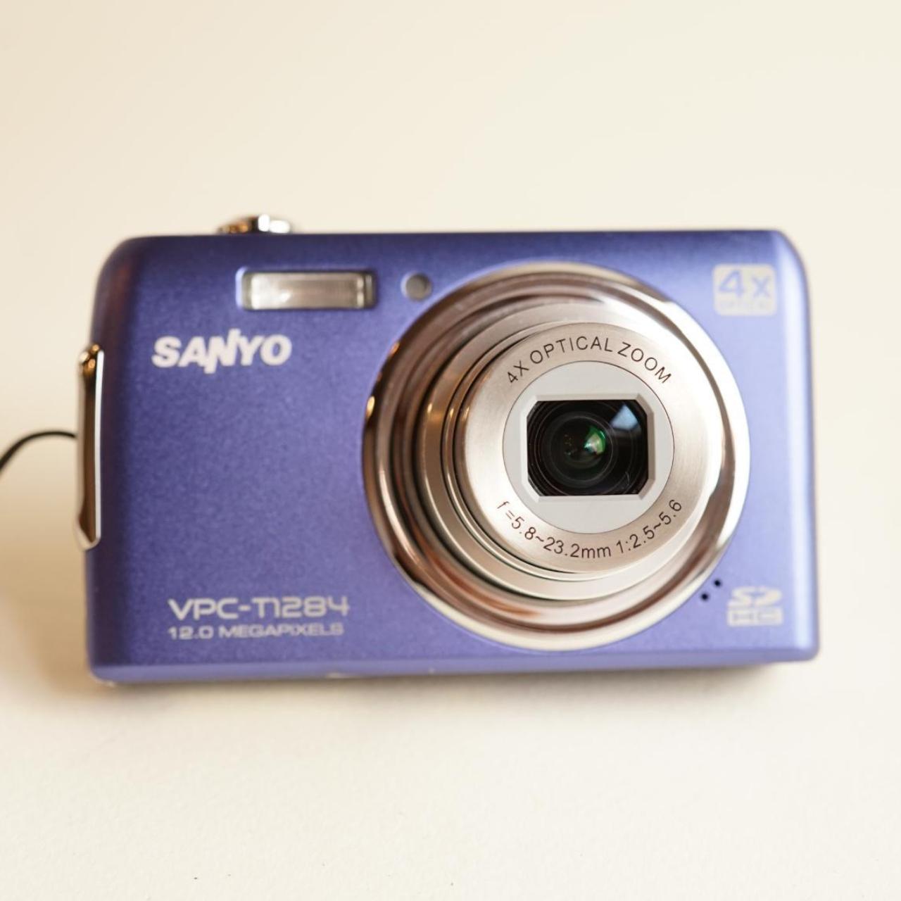 Sanyo VPC-T1284 Digital Camera | 12MP | Tested & Working | Blue