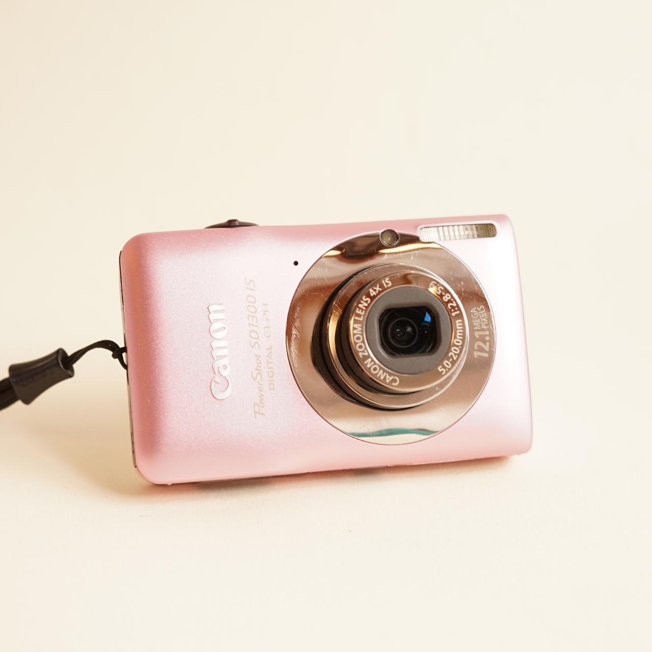 Canon PowerShot SD1300 IS Digital Camera | 12MP | Tested & Working | Pink