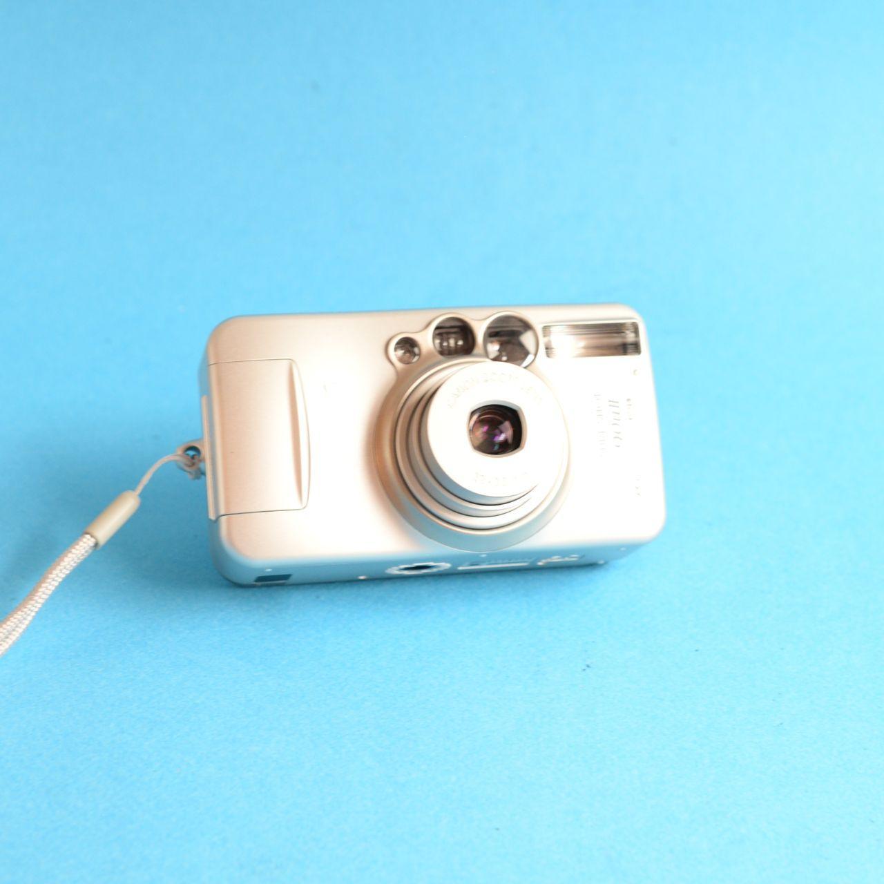 Canon Sure Shot 90u II Film Camera | 35mm Point & Shoot | Silver | Tested & Working