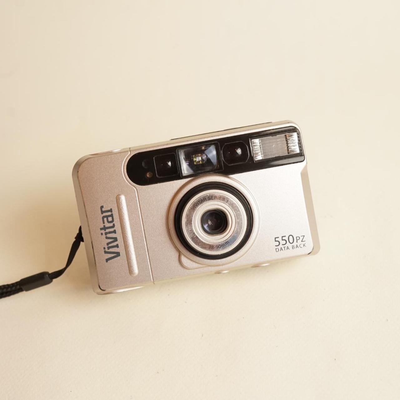 Vivitar 550PZ 35mm Point & Shoot Film Camera | Tested & Working | Black
