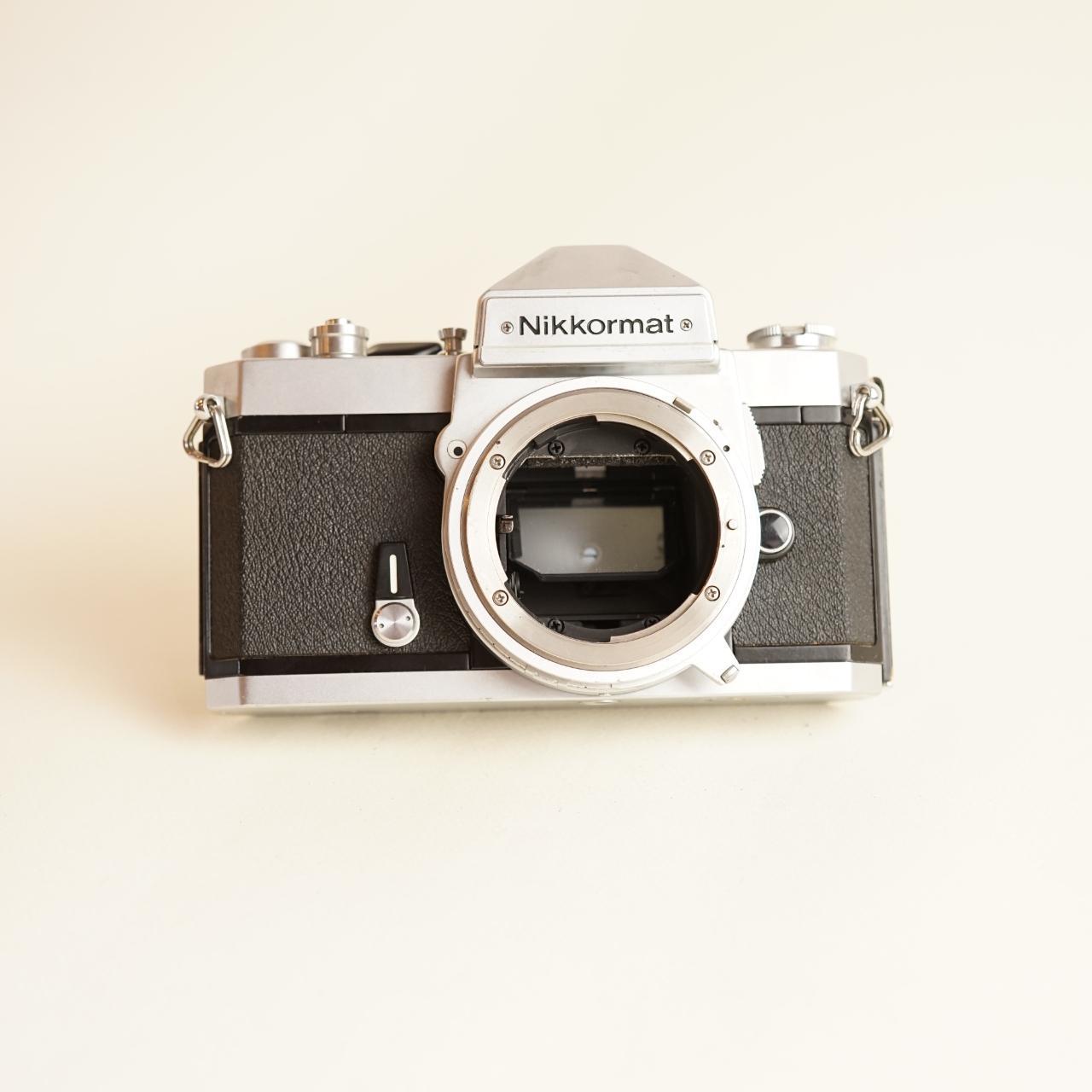 Nikkormat FT3 35mm SLR Film Camera | Tested & Working | Silver & Black
