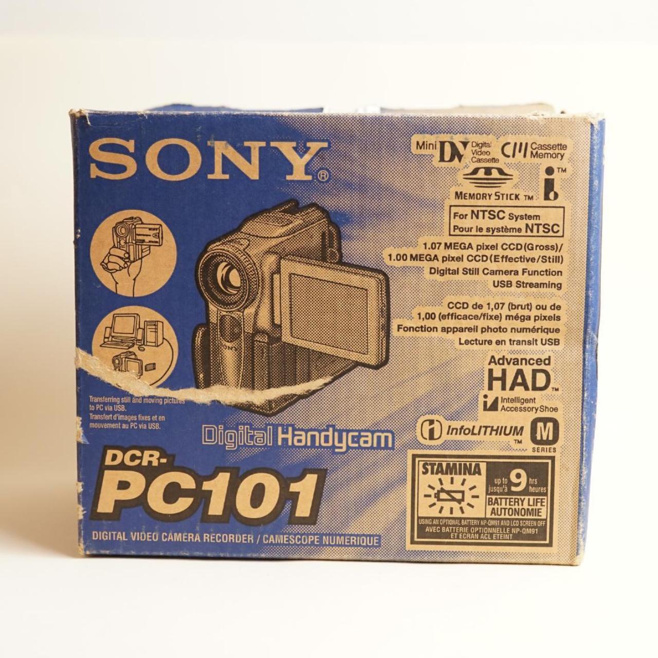 Sony Handycam DCR-PC101 Tapeless Camcorder Setup | Tested & Working | Silver