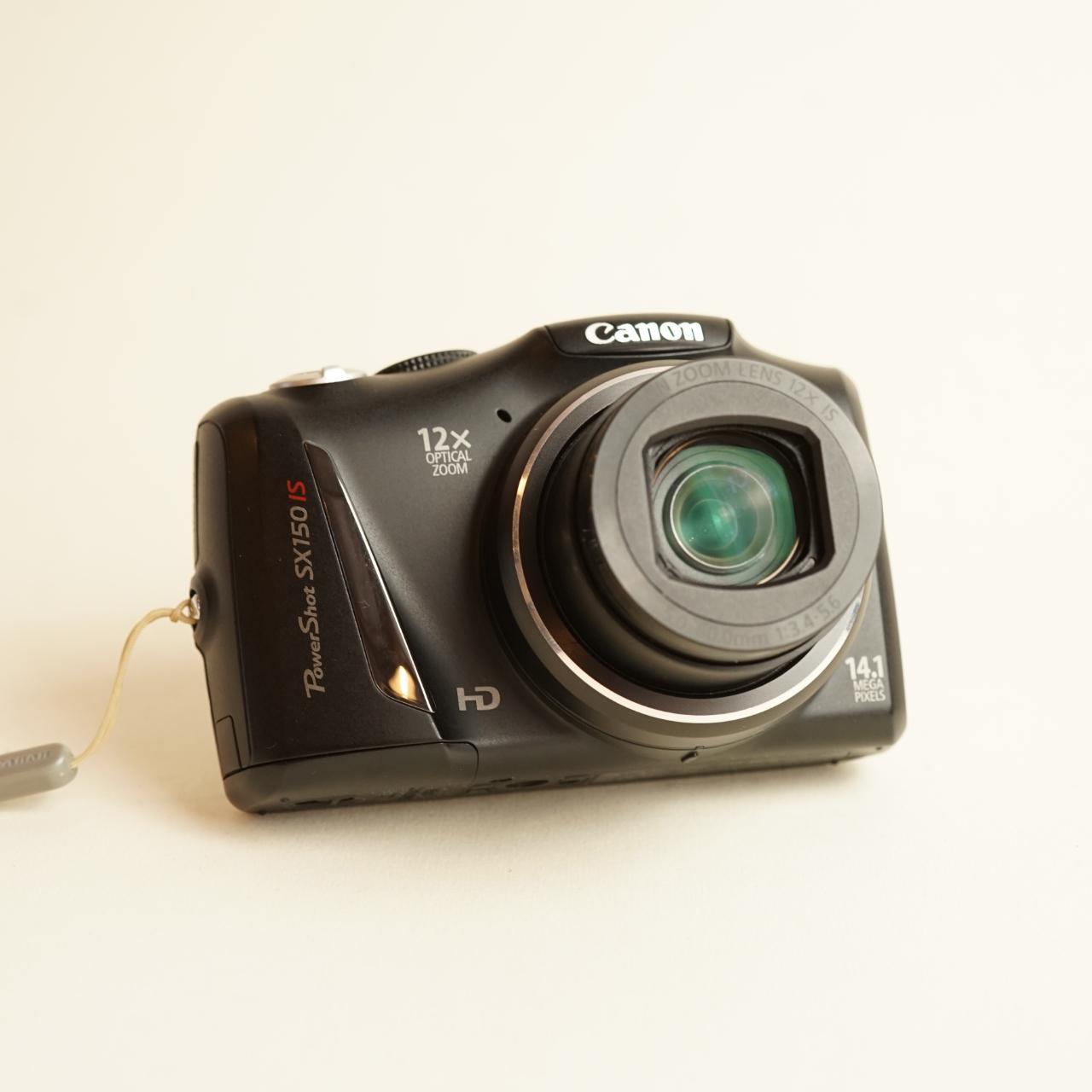 Canon PowerShot SX150 IS Digital Camera | 14.1MP | Tested & Working | Black