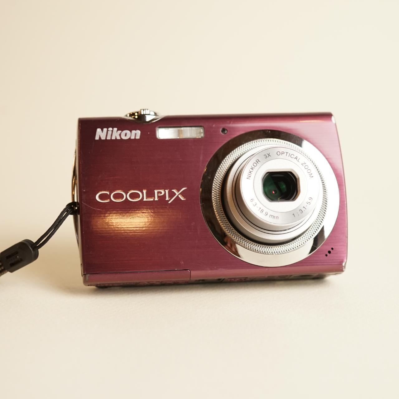 Nikon Coolpix S230 Digital Camera | 10MP | Tested & Working | Maroon