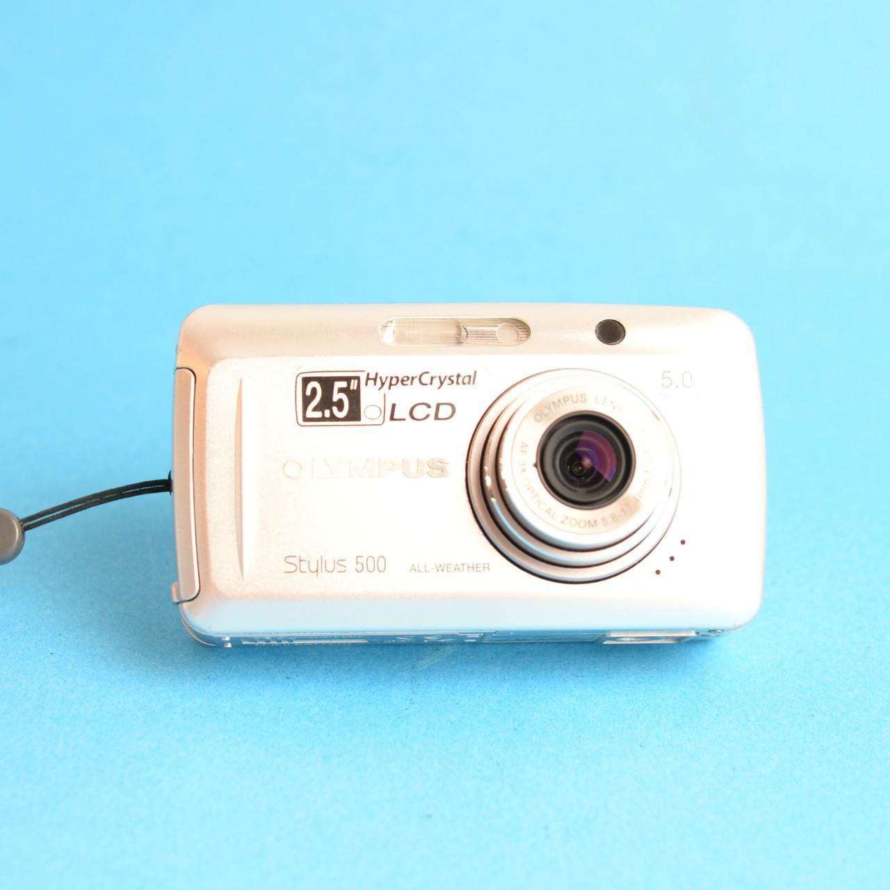Olympus Stylus 500 Digital Camera | 5MP | Tested & Working | Silver