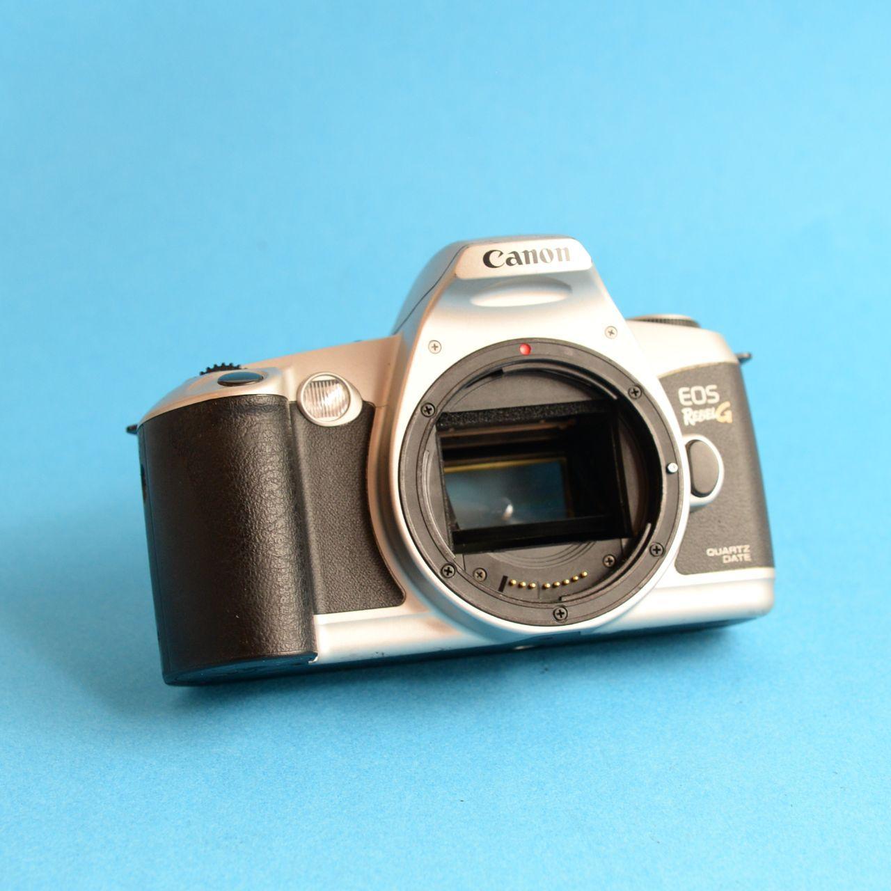 Canon EOS Rebel G Film Camera | 35mm SLR | Body Only | Tested & Working | Black & Silver