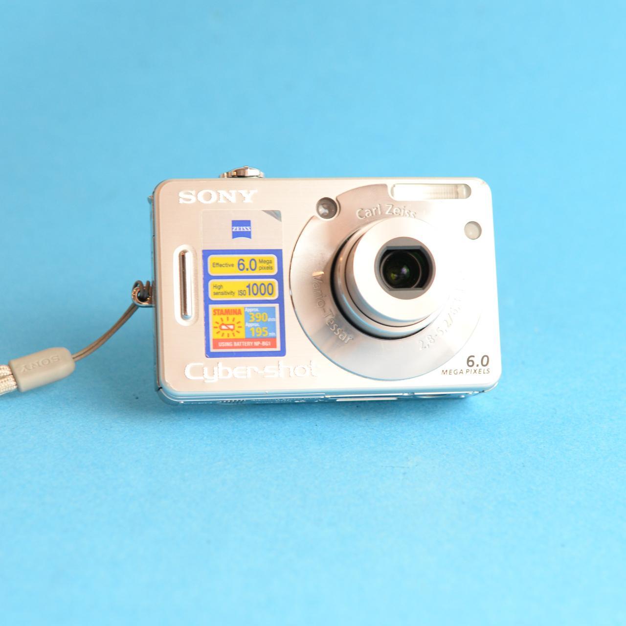 Sony Cyber-shot DSC-W50 Digital Camera | 6MP | Tested & Working | Silver