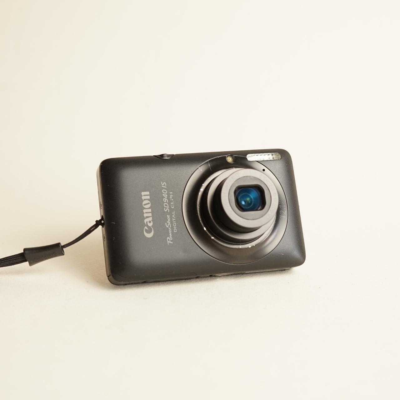 Canon PowerShot SD940 IS Digital Camera | 12.1MP | Tested & Working | Black