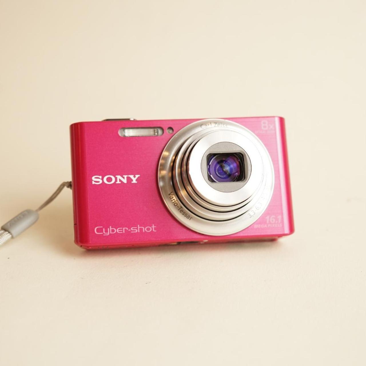 Sony Cyber-shot DSC-W730 Digital Camera | 16.1MP | Tested & Working | Pink