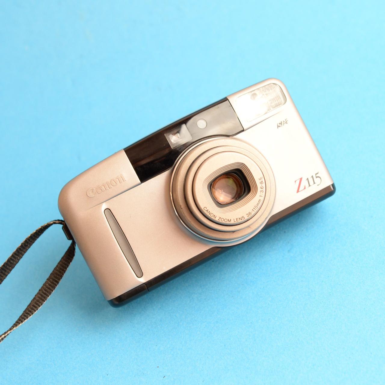 Canon SureShot Z115 Film Camera | 35mm Point & Shoot | Tested & Working | Grey