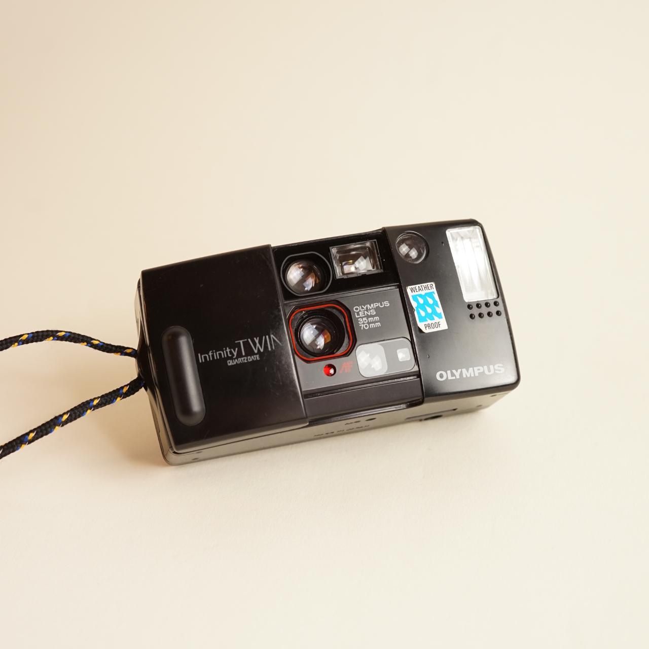 Olympus Infinity Twin | 35mm Point & Shoot Film Camera | Tested & Working