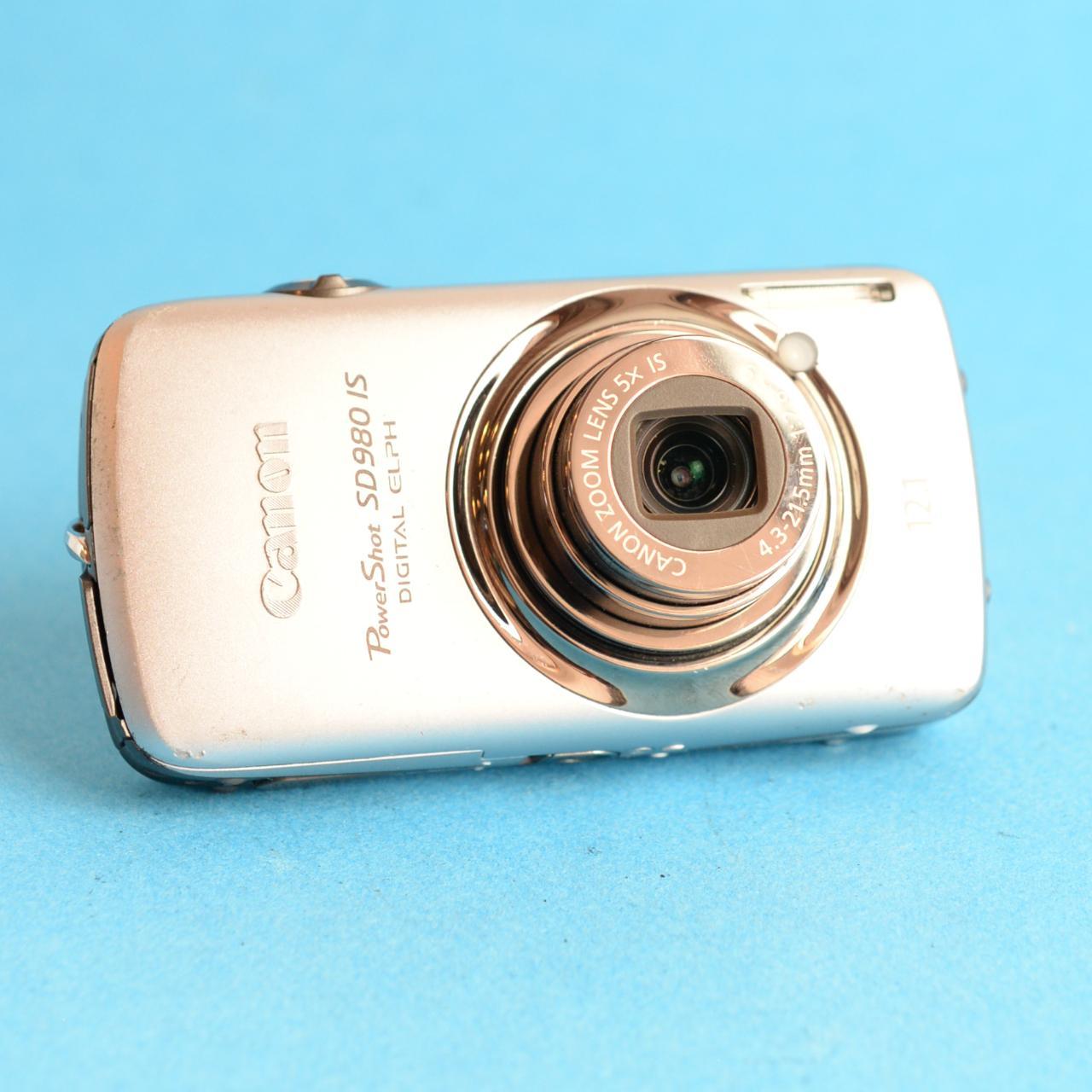 Canon PowerShot SD980 IS | 12.1MP | Tested & Working | Silver