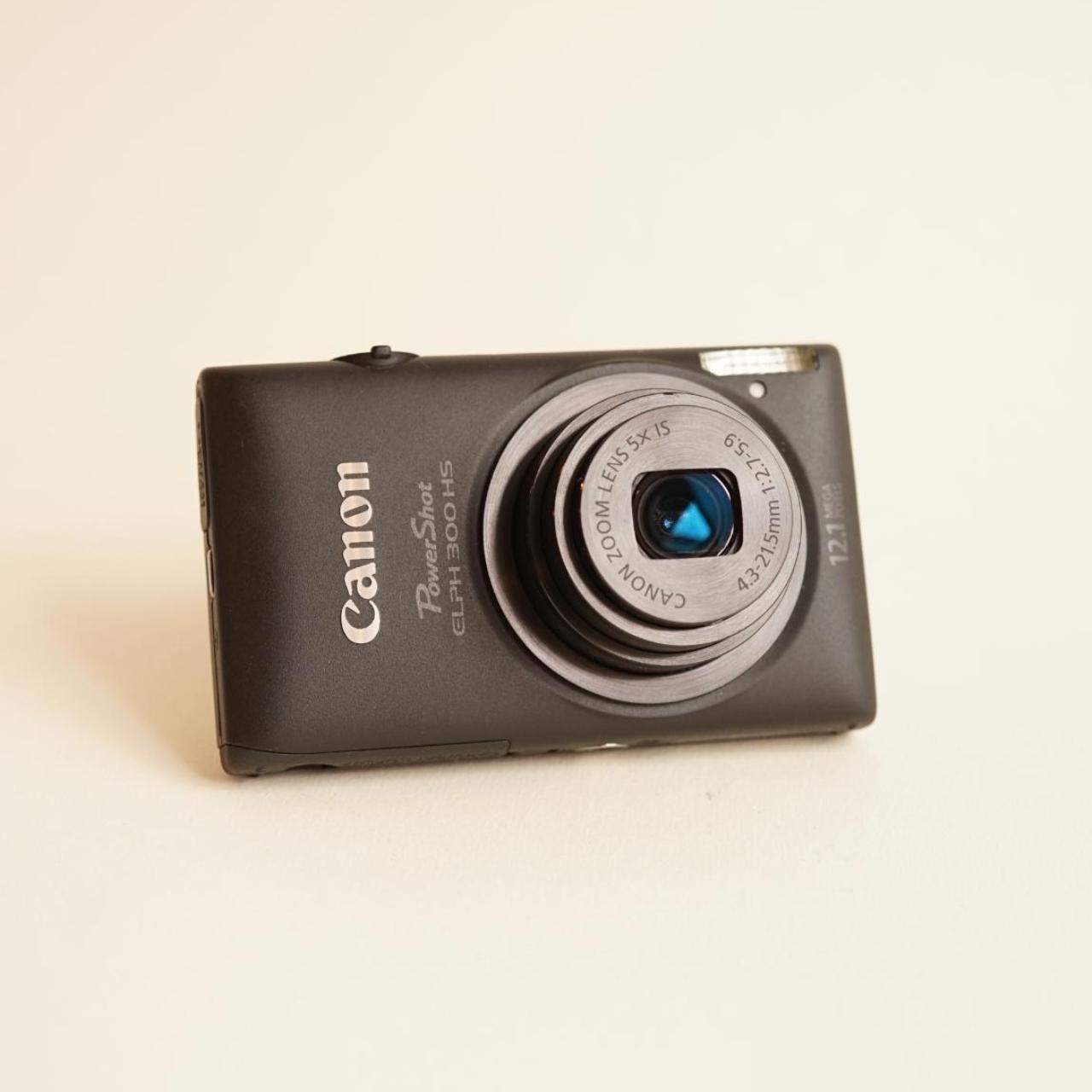 Canon PowerShot ELPH 300 HS Digital Camera | 12.1MP | Tested & Working | Black