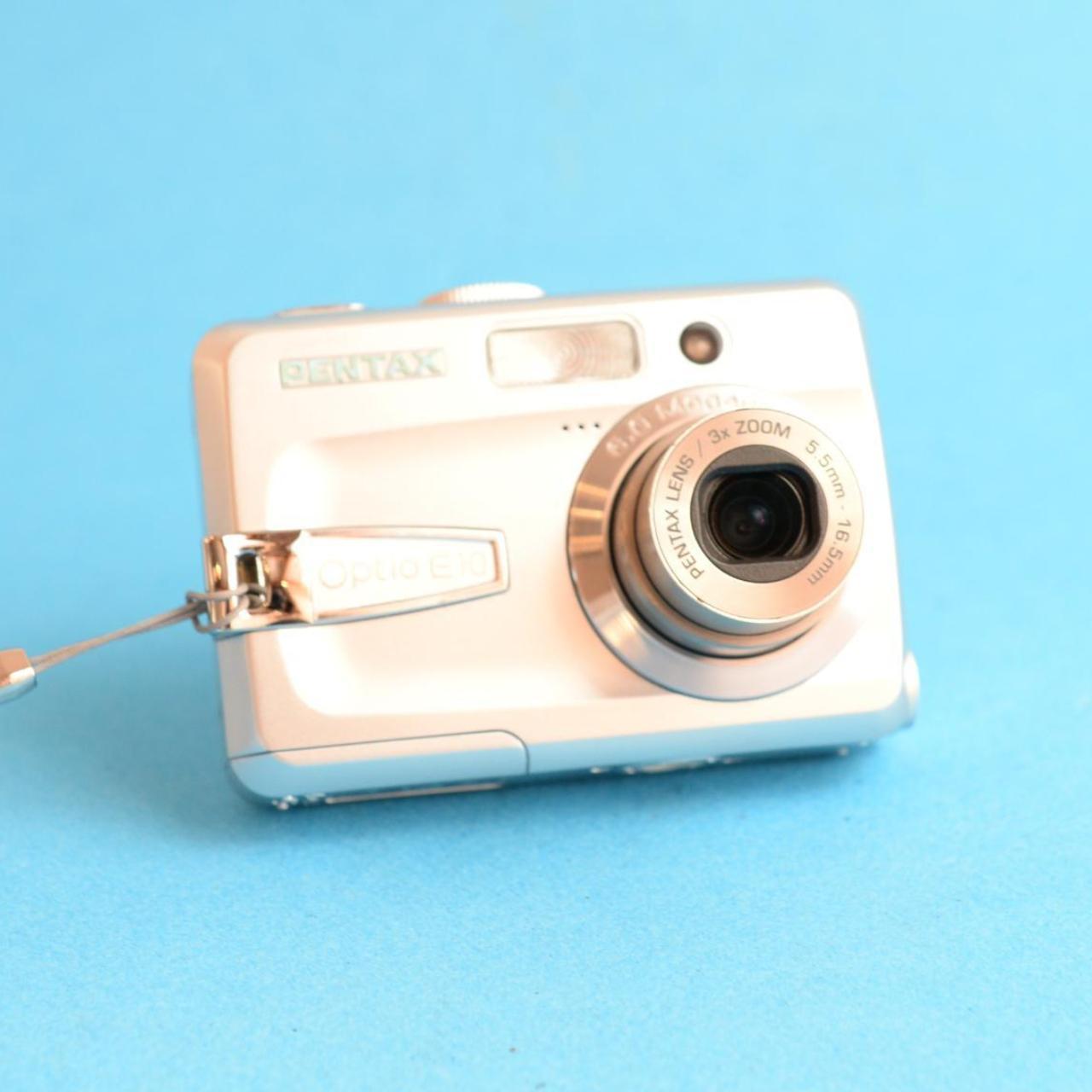 Pentax Optio E10 Digital Camera | 6MP | Tested & Working | Silver