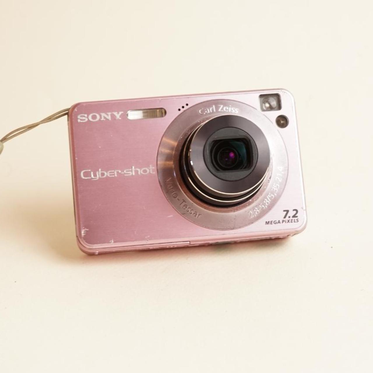 Sony CyberShot DSC-W120 Digital Camera | 7.2MP | Tested & Working | Pink