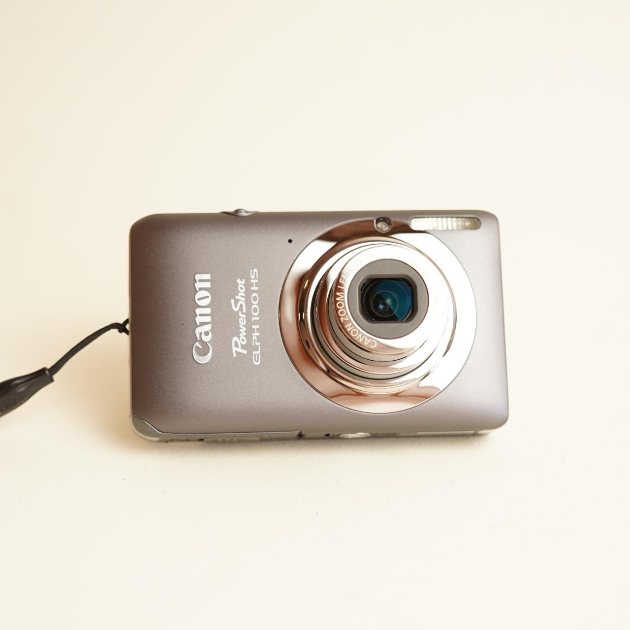 Canon PowerShot ELPH 100 HS Digital Camera | 12MP | Tested & Working | Grey