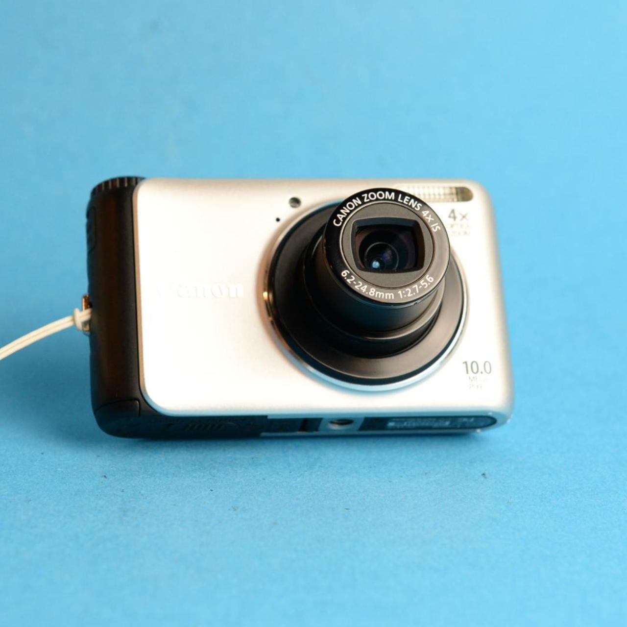 Canon PowerShot A3000 IS Digital Camera | 10MP | Tested & Working | Silver