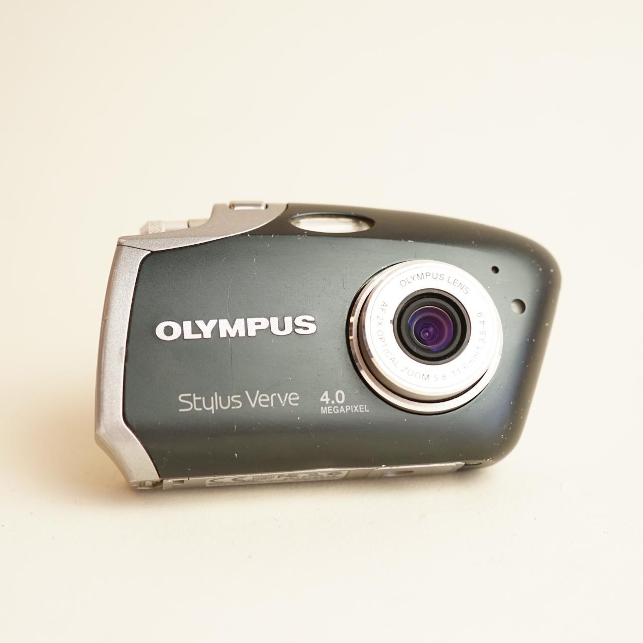 Olympus Stylus Verve Digital Camera | 4MP | Tested & Working | Black